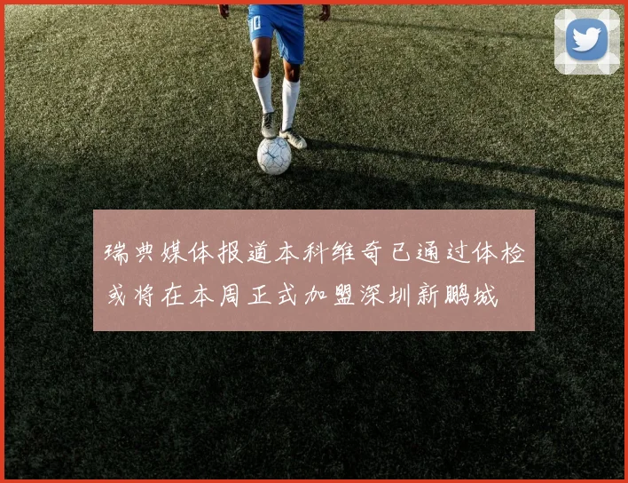 瑞典媒体报道本科维奇已通过体检或将在本周正式加盟深圳新鹏城